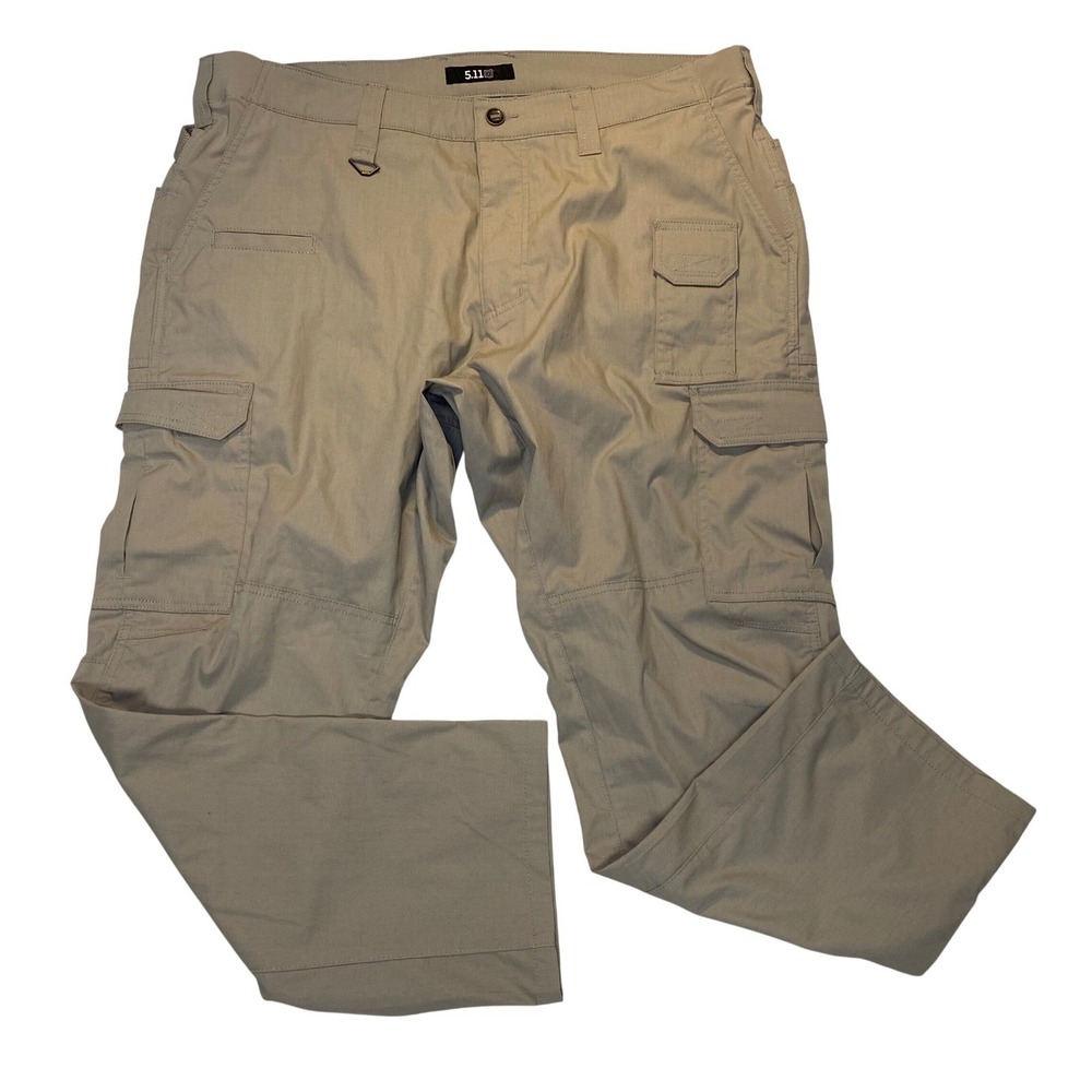 5.11 Tactical Cargo Pants Men's 40x30 Khaki Ripstop Utility Work Tactical